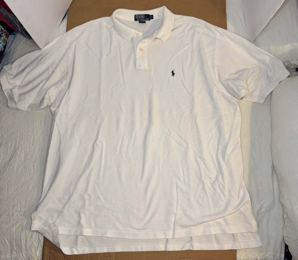 Polo Ralph Lauren Short Sleeve Polo Shirt XXL White